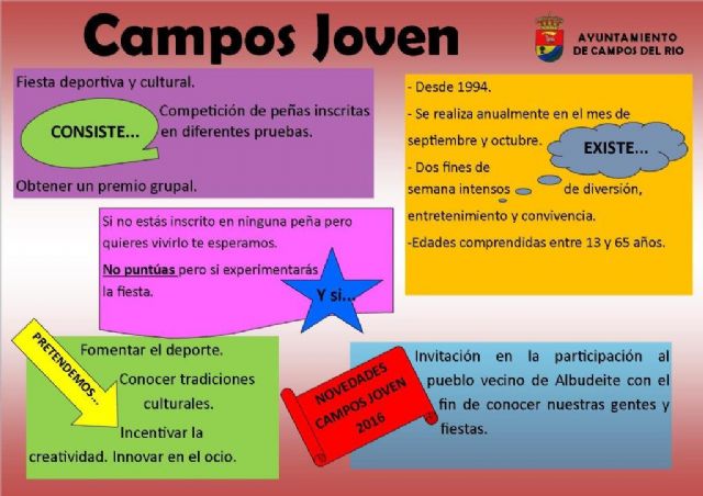 Siguen las actividades en el segundo fin de semana del ‘Campos Joven 2016’