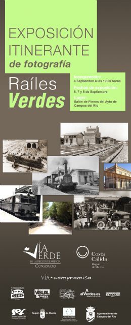 Inaugurada la exposición “Raíles Verdes” en Campos del Río