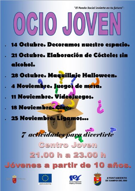 “Ocio Joven”, 7 actividades para divertirte