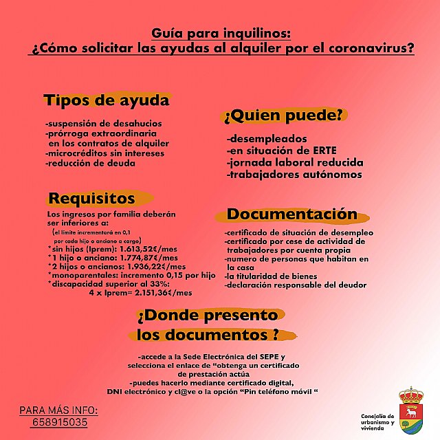 Guía para inquilinos: ¿cómo solicitar las ayudas al alquiler por el coronavirus?