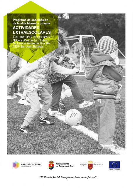 Comienza el programa de actividades extraescolares en Campos del Río