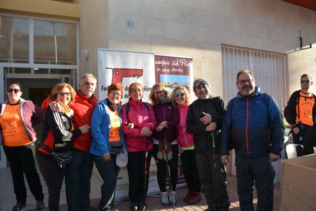 Más de 500 participantes se dan cita en Campos del Río para celebrar el Día del Senderista de la Región de Murcia