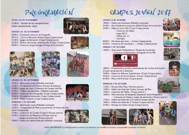 Esta noche comienza el Campos Joven 2017 con 230 participantes