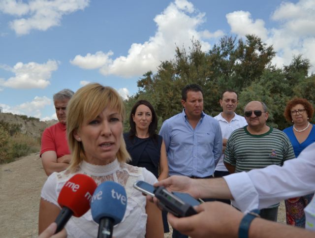 Los alcaldes de la comarca se reúnen en Campos del Río para denunciar el grave estado del cauce del río Mula