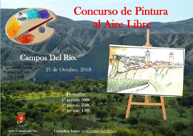 Cultura presenta el I Concurso de Pintura al Aire Libre en Campos del Río